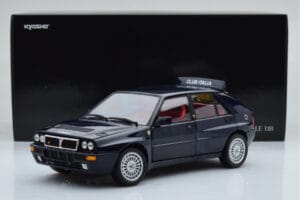Lancia Delta HF Integrale Club Italia Blau Kyosho 1:18 08343SC Druckguss — Bild 8 von 8