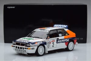 Lancia Delta HF Integrale Evoluzione #2 C. Sainz / L. Moya Tour de Corse 1993 Kyosho 1:18 08348J Druckguss — Bild 9 von 9