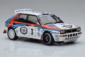 Lancia Delta HF Integrale Evoluzione #3 D. Auriol / B. Occelli Tour de Corse 1992 Kyosho 1:18 08348H Druckguss — Bild 5 von 9