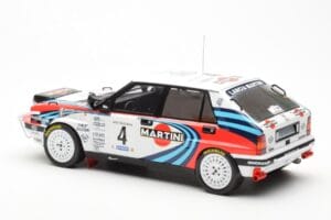 Lancia Delta Integrale 16V #4 A. Fiorio Rally Safari 1990 IXO 1:18 18RMC139B Druckguss — Bild 5 von 6