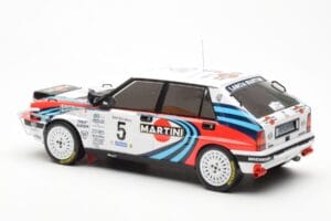 Lancia Delta Integrale 16V #5 J. Kankkunen / J. Piironen Rally Safari 1990 IXO 1:18 18RMC139C Druckguss — Bild 5 von 6