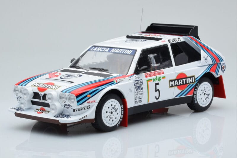 Lancia Delta S4 #5 M. Biasion / T. Siviero Rally San Remo 1986 IXO 1:18 18RMC130B Druckguss