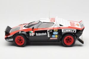 Lancia Stratos HF #1 Hunsruck Rally 1978 Kyosho 1:18 08130D Druckguss — Bild 4 von 8