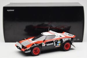 Lancia Stratos HF #1 Hunsruck Rally 1978 Kyosho 1:18 08130D Druckguss — Bild 8 von 8