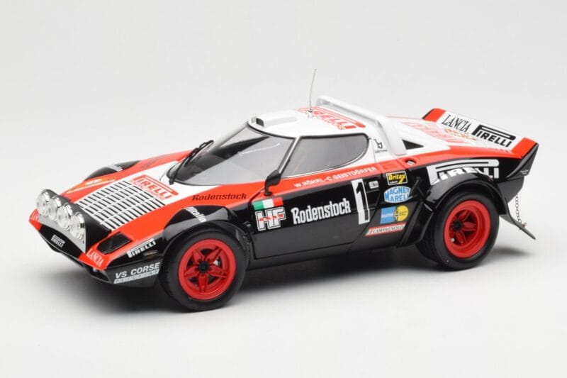 Lancia Stratos HF #1 Hunsruck Rally 1978 Kyosho 1:18 08130D Druckguss