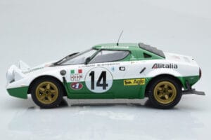 Lancia Stratos Alitalia #14 S. Munari / M. Mannucci Winners Rally Monte Carlo 1975 Minichamps 1:18 155751714 Druckguss — Bild 3 von 6