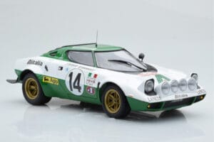 Lancia Stratos Alitalia #14 S. Munari / M. Mannucci Winners Rally Monte Carlo 1975 Minichamps 1:18 155751714 Druckguss — Bild 4 von 6