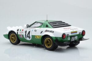 Lancia Stratos Alitalia #14 S. Munari / M. Mannucci Winners Rally Monte Carlo 1975 Minichamps 1:18 155751714 Druckguss — Bild 5 von 6