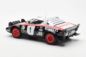 Lancia Stratos HF #1 Lancia Pirelli W. Rohrl / C. Geistdorfer Winners Dynabit Saarland Rallye 1978 Minichamps 1:18 155781701  — Bild 5 von 6
