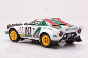 Lancia Stratos HF #10 S. Munari / S. Maiga Rally Monte Carlo 1976 IXO 1:18 18RMC162A Druckguss — Bild 5 von 6