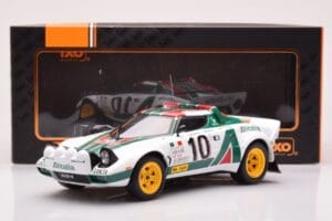Lancia Stratos HF #10 S. Munari / S. Maiga Rally Monte Carlo 1976 IXO 1:18 18RMC162A Druckguss — Bild 6 von 6