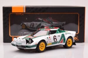 Lancia Stratos HF #6 B. Waldegård / H. Thorszelius Rally Monte Carlo 1976 IXO 1:18 18RMC162B Druckguss — Bild 6 von 6