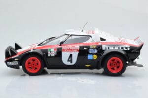 Lancia Stratos Pirelli #4 M. Alen / I. Kivimaki Winners Rally Sanremo 1978 Minichamps 1:18 155781704 Druckguss — Bild 3 von 6