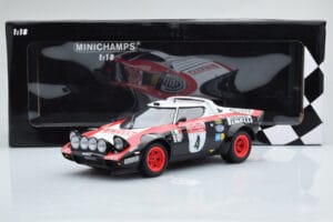 Lancia Stratos Pirelli #4 M. Alen / I. Kivimaki Winners Rally Sanremo 1978 Minichamps 1:18 155781704 Druckguss — Bild 6 von 6