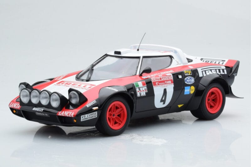 Lancia Stratos Pirelli #4 M. Alen / I. Kivimaki Winners Rally Sanremo 1978 Minichamps 1:18 155781704 Druckguss