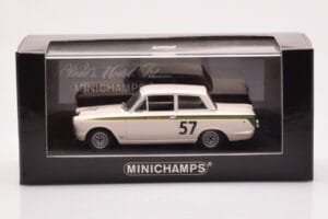 Lotus Cortina Mk1 #57 J. Clark Crystal Palace Winner 1964 Minichamps 1:43 400648257 Druckguss — Bild 4 von 4