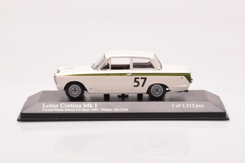 Lotus Cortina Mk1 #57 J. Clark Crystal Palace Winner 1964 Minichamps 1:43 400648257 Druckguss