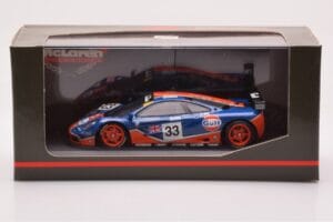 McLaren F1 GTR #33 Gulf Racing R. Bellm / M. Weaver / J-J. Lehto 24 Hours of Le Mans 1996 Minichamps 1:43 530164333 Druckguss — Bild 4 von 4