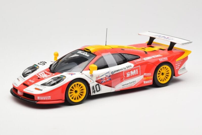 McLaren F1 GTR #40 J. O'Rourke / M. Sugden / P. Auberlein EMI 24 Hours of Le Mans 1996 UT Models 1:18 39820 Druckguss