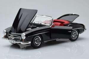 Mercedes 190 SL W121 Cabriolet Schwarz Minichamps 1:18 100037030 Druckguss — Bild 2 von 8