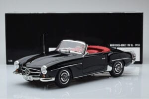 Mercedes 190 SL W121 Cabriolet Schwarz Minichamps 1:18 100037030 Druckguss — Bild 8 von 8