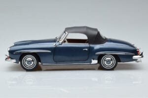 Mercedes 190 SL W121 Roadster Blau Norev 1:18 B66040625 Druckguss — Bild 4 von 8