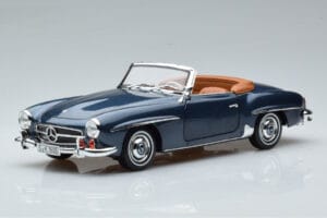 Mercedes 190 SL W121 Roadster Blau Norev 1:18 B66040625 Druckguss