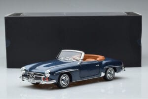 Mercedes 190 SL W121 Roadster Blau Norev 1:18 B66040625 Druckguss — Bild 8 von 8