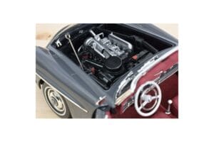Mercedes 190 SL W121 Roadster Grau Norev 1:18 183402 Druckguss — Bild 7 von 8