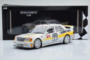 Mercedes 190E 2.5-16 W201 EVO 1 Karcher #77 F. Kreutzpointer Team AMG-Mercedes DTM 1990 Minichamps 1:18 155903677 Druckguss — Bild 6 von 6