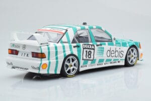 Mercedes 190E 2.5-16 W201 EVO 2 Debis #18 F. Giroix Team Zackspeed DTM 1991 Minichamps 1:18 155913618 Druckguss — Bild 2 von 6