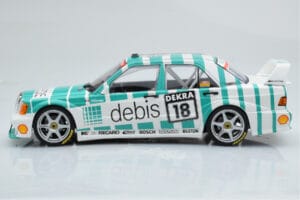 Mercedes 190E 2.5-16 W201 EVO 2 Debis #18 F. Giroix Team Zackspeed DTM 1991 Minichamps 1:18 155913618 Druckguss — Bild 3 von 6