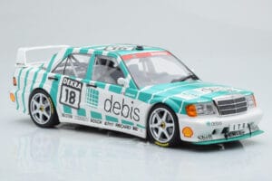 Mercedes 190E 2.5-16 W201 EVO 2 Debis #18 F. Giroix Team Zackspeed DTM 1991 Minichamps 1:18 155913618 Druckguss — Bild 4 von 6