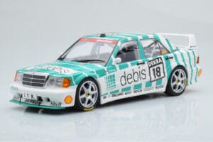 Mercedes 190E 2.5-16 W201 EVO 2 Debis #18 F. Giroix Team Zackspeed DTM 1991 Minichamps 1:18 155913618 Druckguss