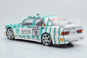 Mercedes 190E 2.5-16 W201 EVO 2 Debis #18 F. Giroix Team Zackspeed DTM 1991 Minichamps 1:18 155913618 Druckguss — Bild 5 von 6