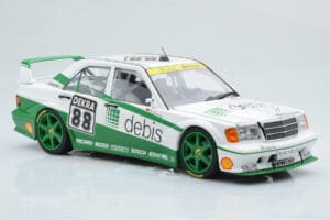 Mercedes 190E 2.5-16 W201 EVO 2 Debis #88 B. Schneider Team Zackspeed DTM 1991 Minichamps 1:18 155913688 Druckguss — Bild 4 von 6
