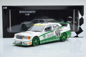 Mercedes 190E 2.5-16 W201 EVO 2 Debis #88 B. Schneider Team Zackspeed DTM 1991 Minichamps 1:18 155913688 Druckguss — Bild 6 von 6