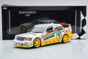 Mercedes 190E 2.5-16 W201 EVO 2 Karcher #11 J. Laffite Team Maas-Schons DTM 1992 Minichamps 1:18 155923611 Druckguss — Bild 6 von 6