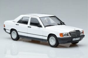 Mercedes 190 E W201 Weiß Norev 1:18 183820 Druckguss — Bild 5 von 7