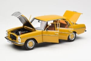 Mercedes 200/8 W115 Sahara Gelb Norev 1:18 183771 Druckguss — Bild 2 von 8