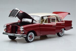 Mercedes 200 W110 Rot Norev 1:18 183706 Druckguss — Bild 2 von 7
