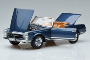 Mercedes 230 SL W113 Pagoda Blau Limitierte Auflage Norev 1:18 183767 Druckguss — Bild 2 von 8