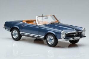 Mercedes 230 SL W113 Pagoda Blau Limitierte Auflage Norev 1:18 183767 Druckguss — Bild 6 von 8