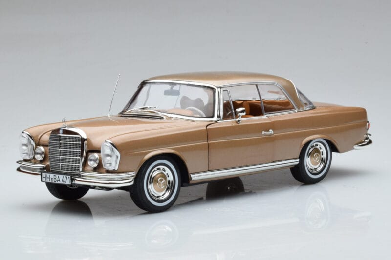 Mercedes 250 SE Coupe W111 Gold Metallic Norev 1:18 183759 Druckguss