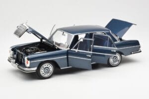 Mercedes 280 SE W108 Dunkelblau Metallic Norev 1:18 183534 Druckguss — Bild 2 von 8