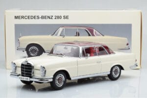 Mercedes 280 SE W108 Weiß AUTOart 1:18 76287 Druckguss — Bild 8 von 8