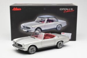 Mercedes 280 SL W113 Pagode Silber Schuco 1:18 450035000 Druckguss — Bild 8 von 8