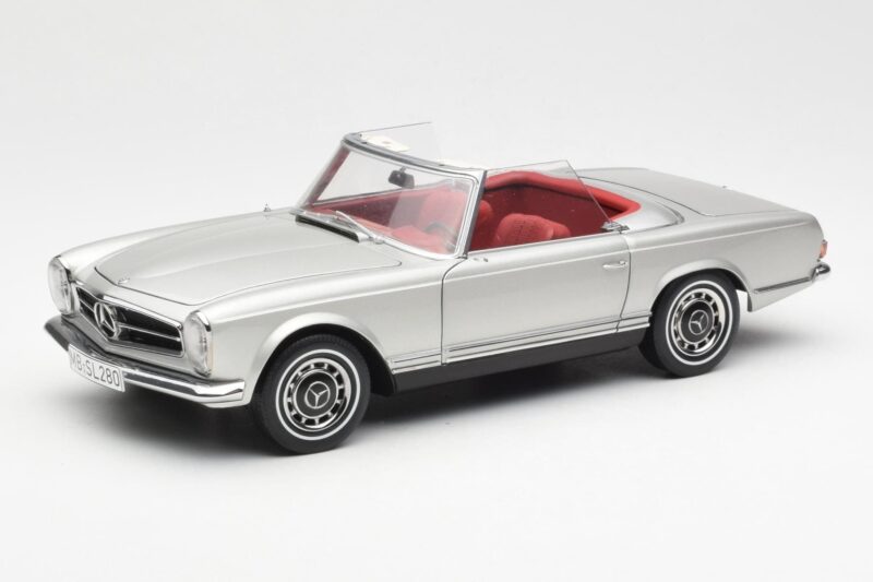 Mercedes 280 SL W113 Pagode Silber Schuco 1:18 450035000 Druckguss