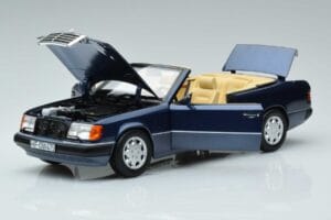 Mercedes 300 CE-24 A124 Cabriolet Nautical Blau Limitierte Auflage Norev 1:18 183879 Druckguss — Bild 2 von 7