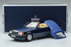 Mercedes 300 CE-24 A124 Cabriolet Nautical Blau Limitierte Auflage Norev 1:18 183879 Druckguss — Bild 7 von 7